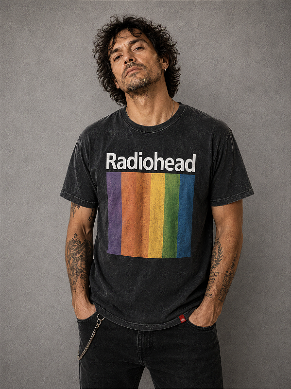 CAMISETA RADIOHEAD RAINBOWS