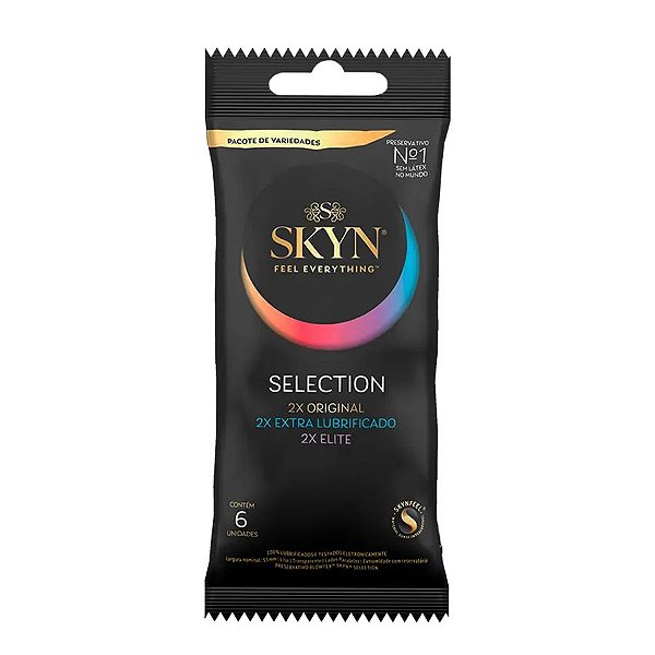 SKYN SELECTION sem látex PRESERVATIVO 6 unidades
