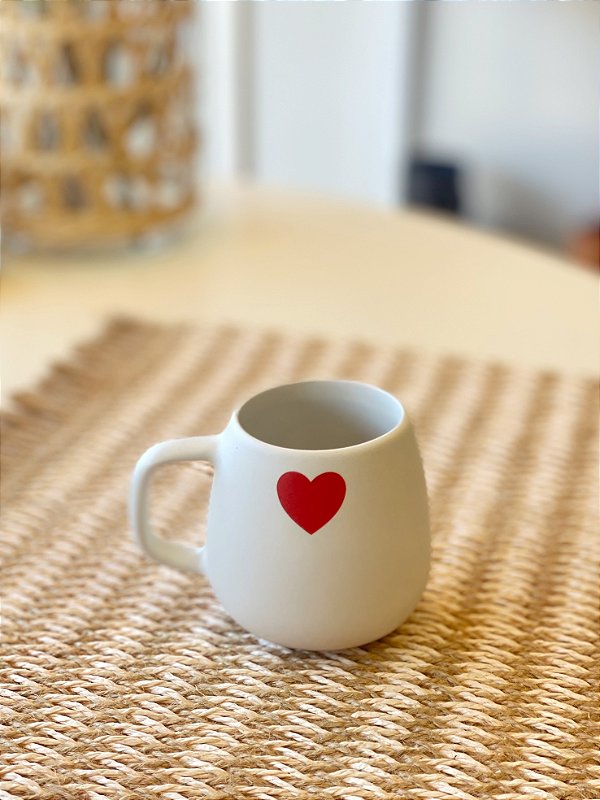 Caneca Coração Red 170 ml
