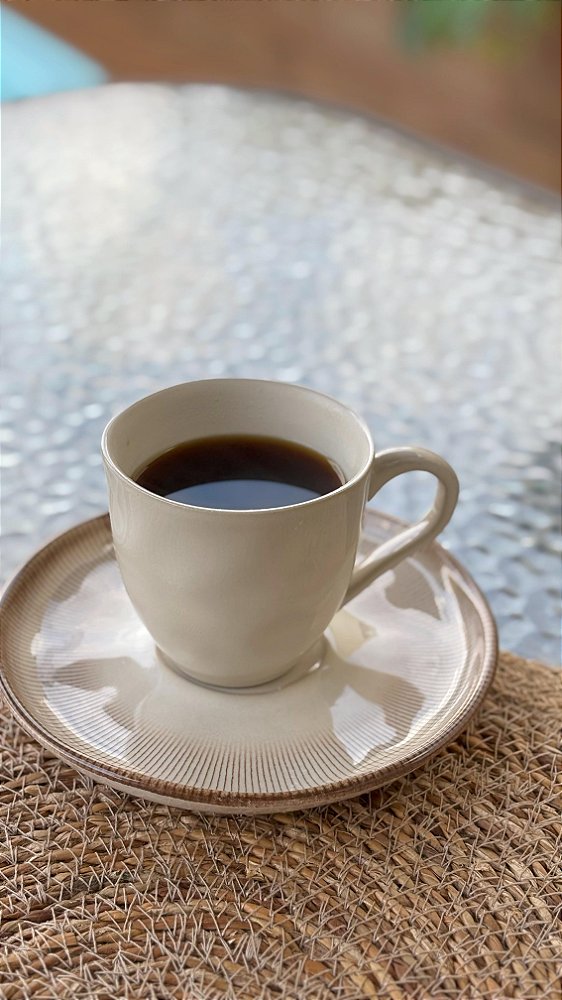 Xícara de Chá e Pires Raio