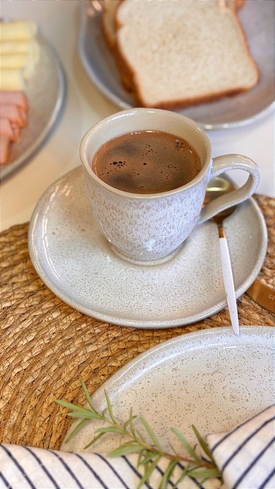 Conj. 2 Xícaras Chá e Pires Vanilla 170 ml