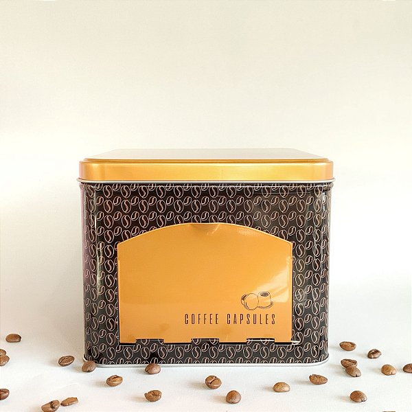 LATA PORTA CÁPSULAS - ESCURA