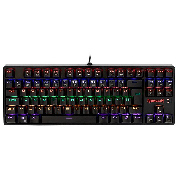Teclado Mecânico Gamer Redragon Daksa K576, LED Rainbow, Switch Outemu MK2 , ABNT2