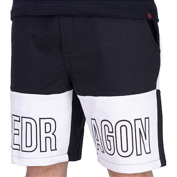 Bermuda Redragon Preta e Branca Rising Sun 2022