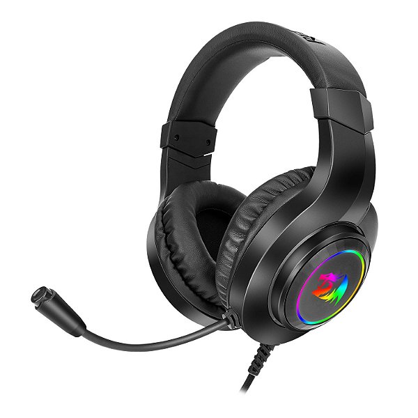 Headset Gamer Redragon Hylas Preto RGB H260RGB