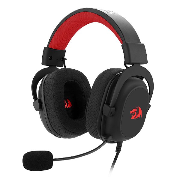 Headset Gamer Redragon Hero H530, Som Estéreo, Microfone com Redução de Ruído, Conforto Pro, P3 3.5mm – Preto