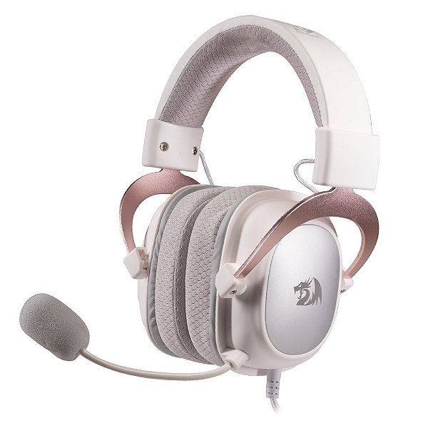 Headset Gamer Redragon Hero, 3.5mm, Múltiplas Plataformas, White, H530-W