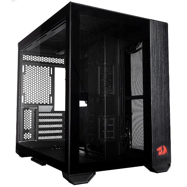 GABINETE GAMER LIAN LI - REDRAGON MODELO O11DYNAMIC MINI PRETO