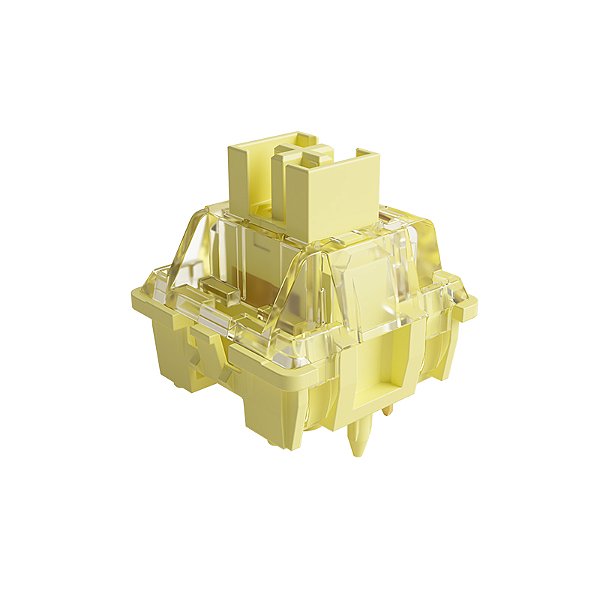 Switch para Teclado Akko Modelo Creme Amarelo Pro - Kit com 45 Unidades