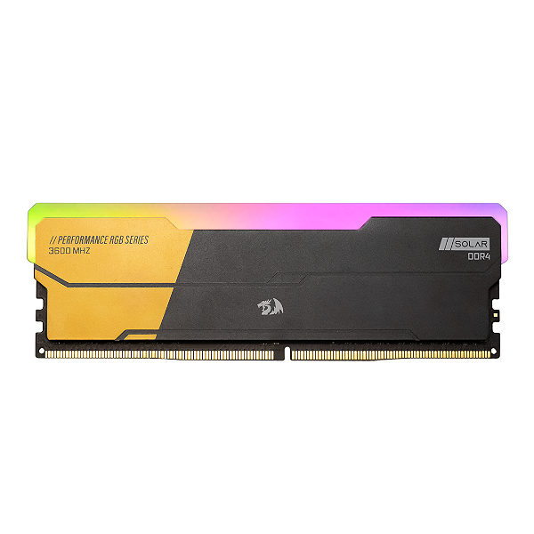 MEMÓRIA DDR4 REDRAGON SOLAR 3600MHZ/CL16 8GB RGB