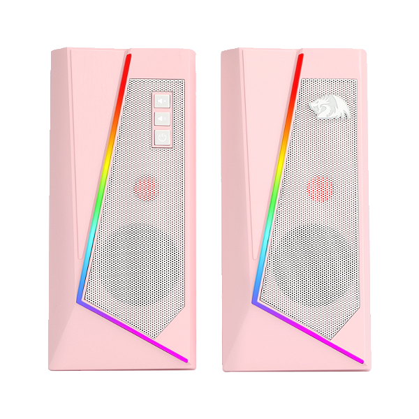 CAIXA DE SOM GAMER ANVIL RGB ROSA