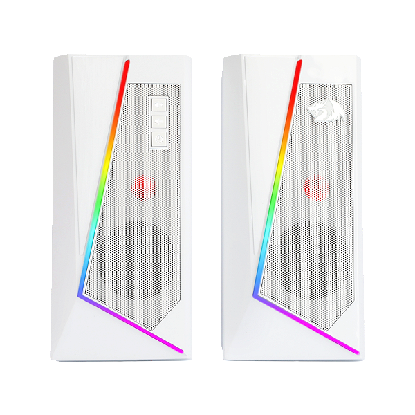 CAIXA DE SOM GAMER ANVIL RGB BRANCO