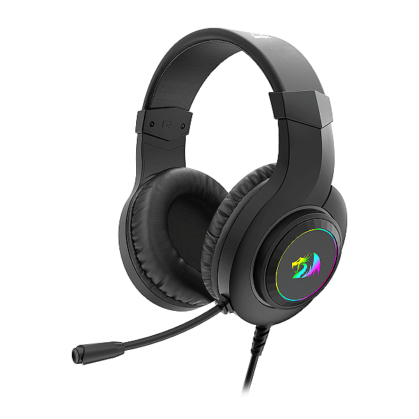 Headset Redragon H371 RGB Hylas Preto USB