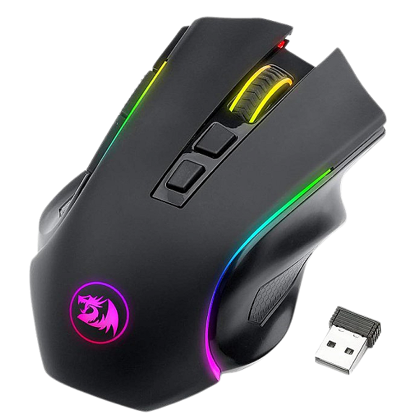 Mouse Gamer Redragon Griffin Preto - M602-KS
