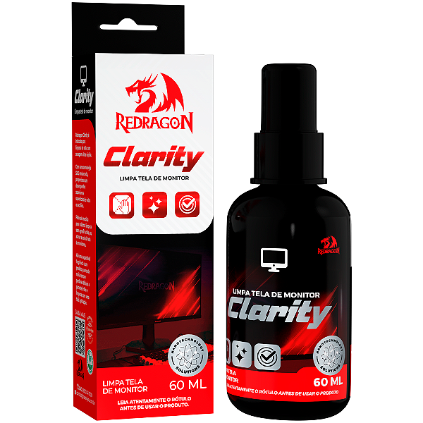 Redragon Clarity – Solução Nano para Limpeza de Telas e Monitores