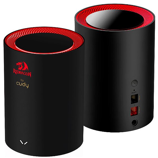 Sistema Mesh Wi-Fi 6 AX3000 com Porta 2.5G Redragon Signal M3000 - Pacote com 2 Unidades