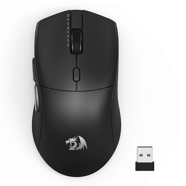 Mouse Gamer Redragon Neva Pro M815-PRO – Ultraleve 54g, Sensor PAW3395, 26000 DPI, Wireless, Bluetooth e USB-C