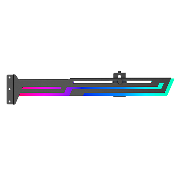 Suporte para Placa de Vídeo Redragon RD-GCP03 – Montagem Vertical com RGB | Preto