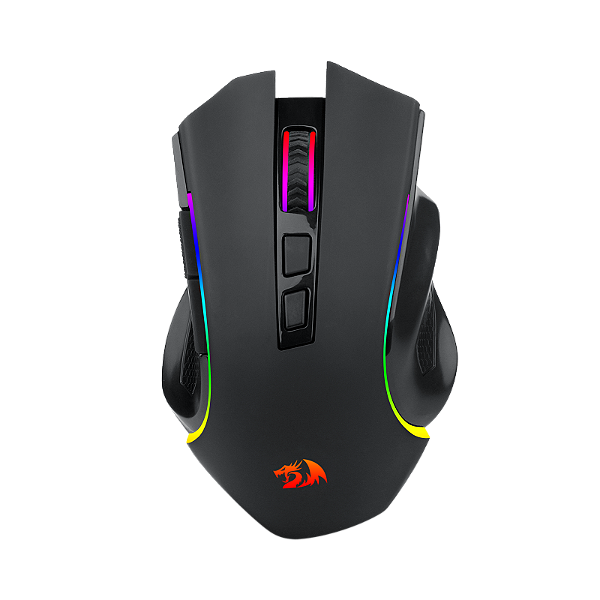 Mouse Gamer Redragon Griffin Pro RGB Preto PAW3212 4800DPI M602P-KS