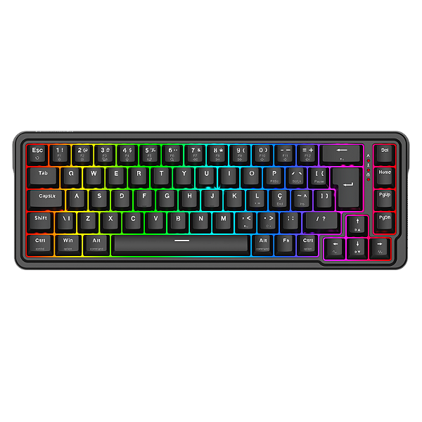Teclado Magnético Gamer Redragon Nova RGB 65% ABNT2 – UltraMag Linear – K709RGB-M