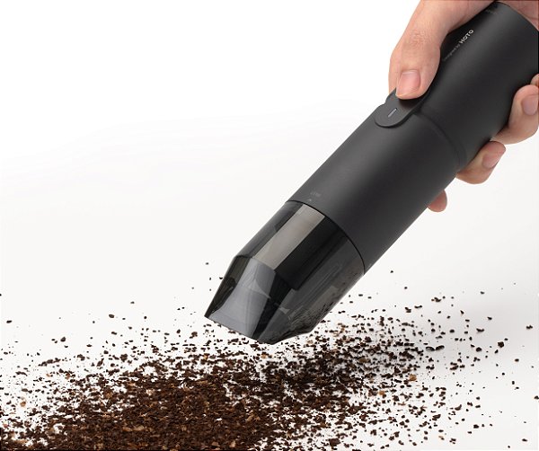 Aspirador e Soprador Elétrico Hoto Compressed Air Capsule 4-em-1 Preto – Alta Potência, Portátil e Versátil