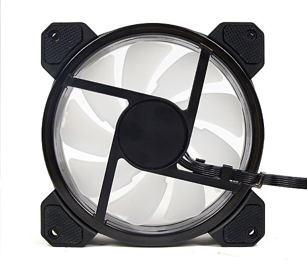 SE - Kit fan com 3 unidades Redragon, RGB, 120mm, C/Controladora, GC-F009
