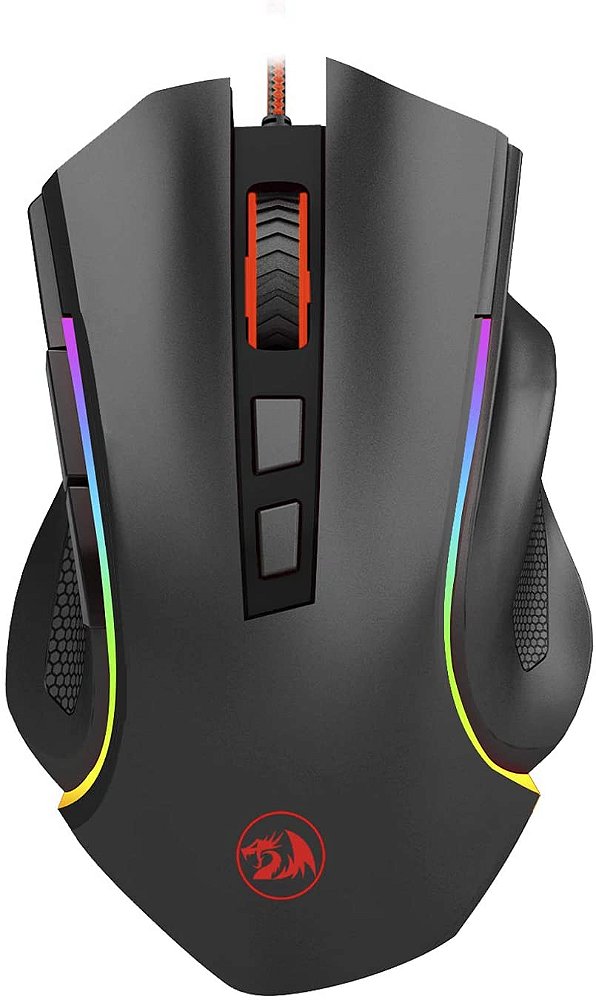 [SE] Mouse Gamer Redragon Griffin RGB 7200DPI, M607 COM FIO