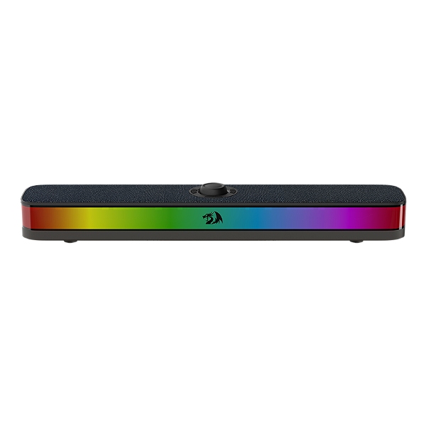 Soundbar Gamer Redragon Neo RGB Preto USB-C Bluetooth 10W RMS com Controle de Volume e Revestimento Premium em Tecido GS515