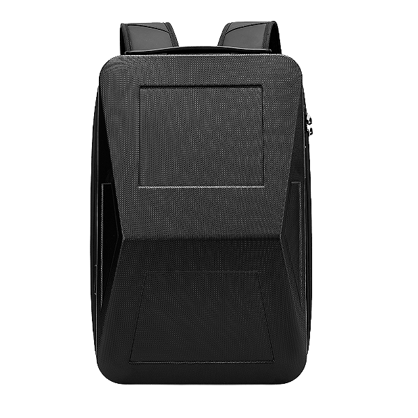 Mochila Redragon GB-127 Preta Expansivel Capacidade Até 18 Litros Policarbonato com Compartimento para Notebooks e Tablets de até 15.6” Cadeado Numérico Portas de Carregamento USB Tipo-A e USB Tipo-C