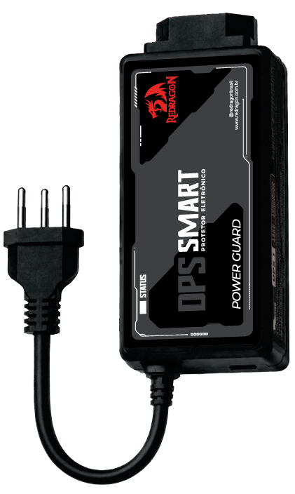 Protetor Eletrônico DPS Redragon Smart Power Guard 10A Bivolt – 8.000A