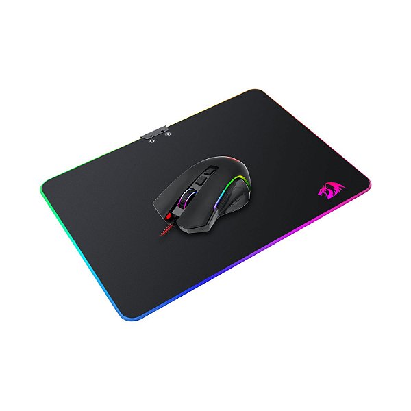 Kit Mouse e Mousepad Gamer Redragon M602-BA RGB
