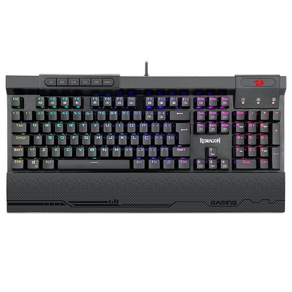 Teclado Mecânico Redragon Surya2 Rgb , K563rgb versao ABNT2