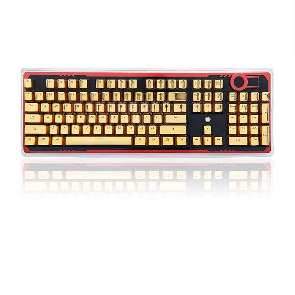 Teclas Para Teclado Mecanico Redragon Dourado, A101G