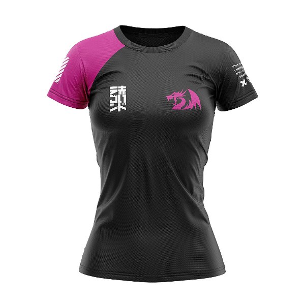 Linha Redragon Wear Outono  - Camisa BabyLook Rosa