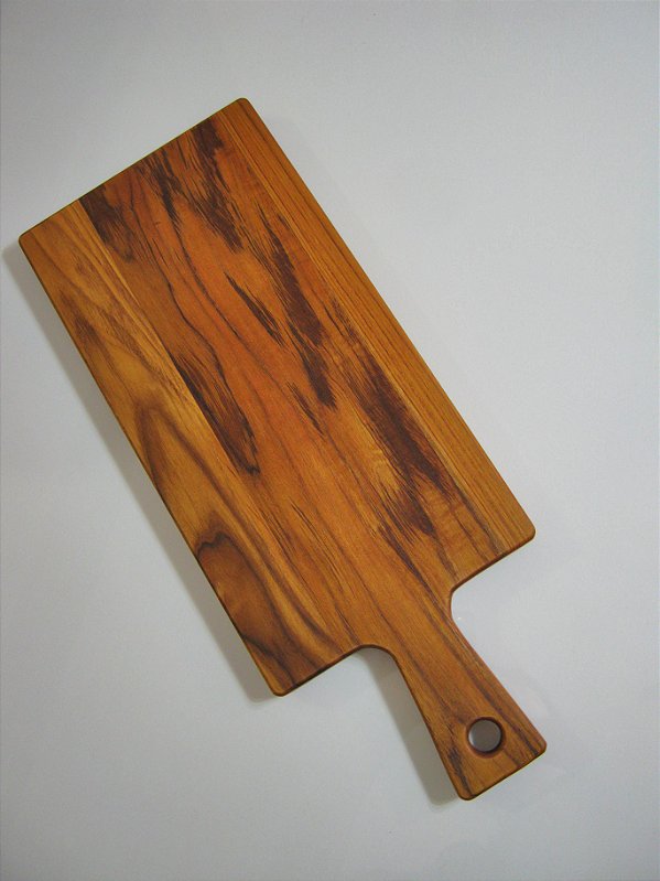 Tábua para Servir Reta Teca 50x20cm