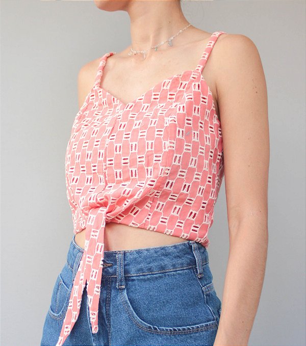 Cropped Laise Coral