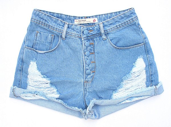 short alcance jeans