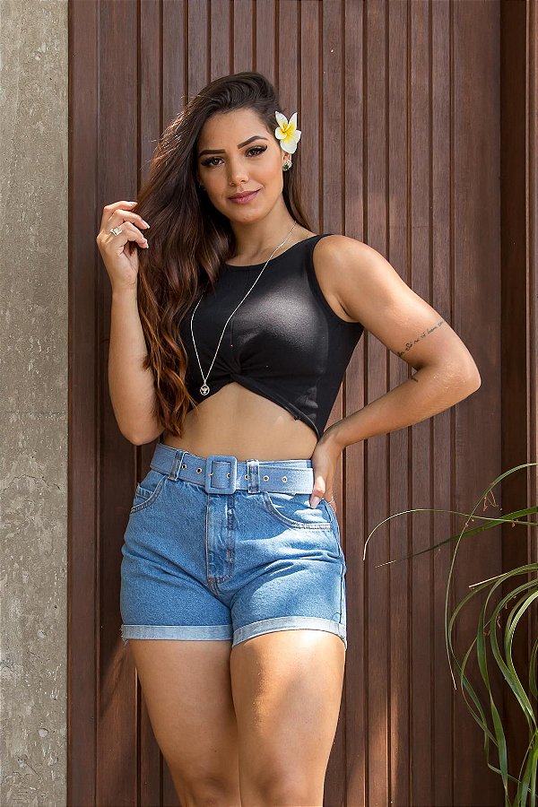 Shorts Mom Jeans C Cinto - nexo jeans
