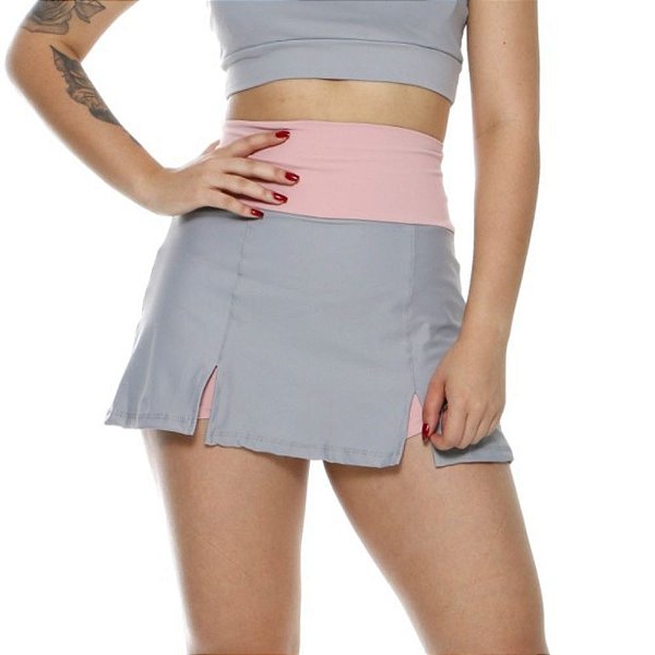 Shorts Saia Tênis Fitness Feminino com tecnologia UV50+