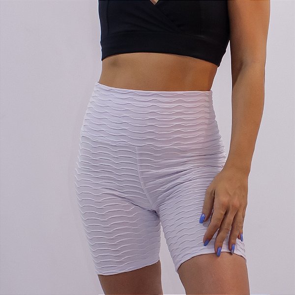 Shorts Academia Feminino Bermuda Meia Coxa Suplex Para Corrida Treino Yoga  Pilates