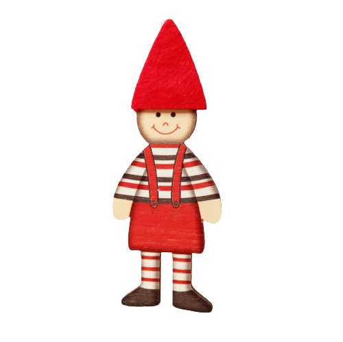 Pendente De Natal - Boneco Vermelho - Und