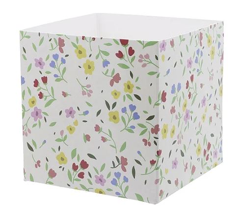 Caixote de Papel - Floral Vintage - Und