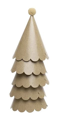 Chapéu de Aniversário Liso - Kraft - 5 Unds