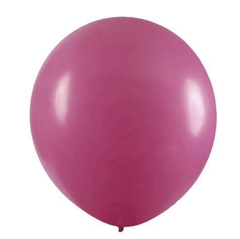 Balão Art-Latex Redondo Liso N° 7- Rosa Maravilha  - 50 Unds