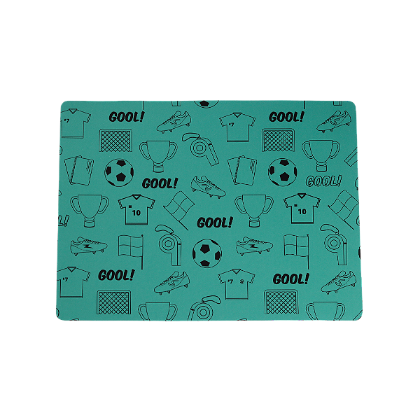 Jogo Americano de Papel Futebol – Kit 5 Unidades para Mesa Posta e Festas
