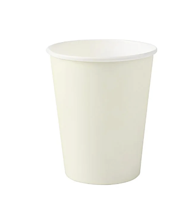 Copo Descartável de Papel Amarelo Candy 270ml – Festa Infantil e Adulto | 8 Unidades