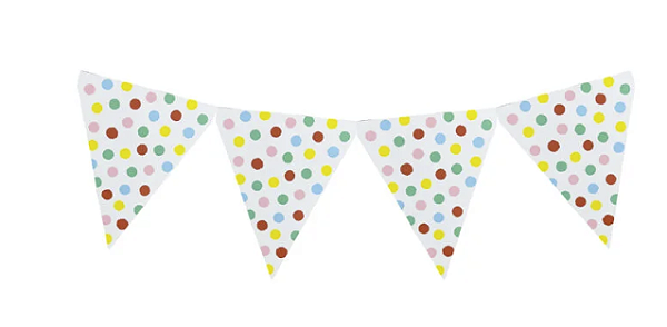 Bandeirola de Papel Confete - 1 und