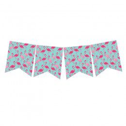 Bandeirola de Papel - Flamingo - Und