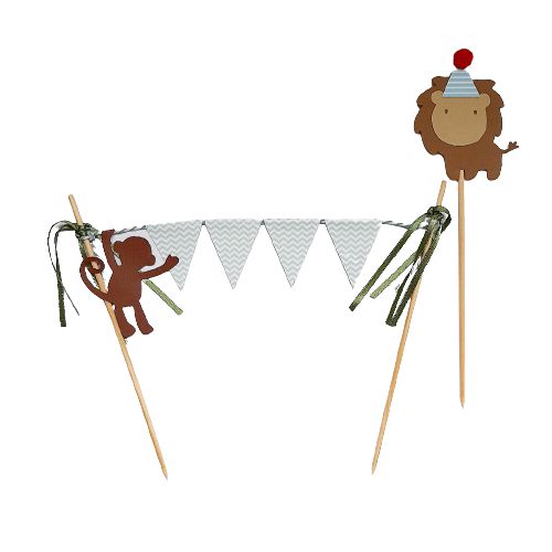 Topo de Bolo Festa Safari