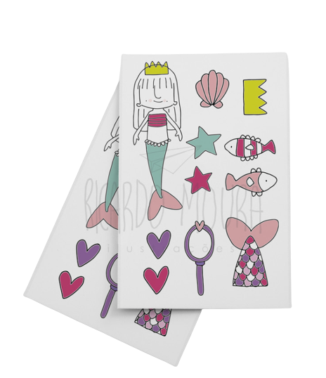 Tatuagem Infantil Temporária Sereia